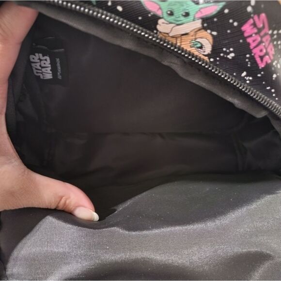 baby yoda leather backpack Disney Star Wars Mandalorian Baby Yoda‎ Grogu Print Mini Faux Leather  Backpack